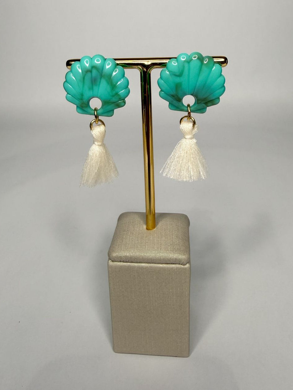 Brinco Concha com Franjinha