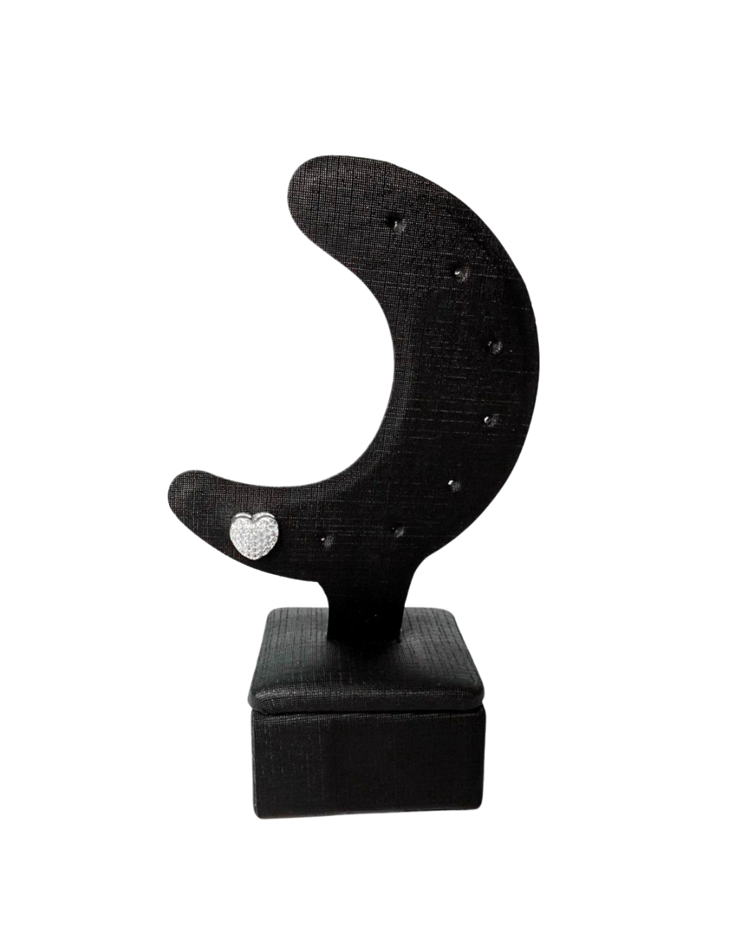 Brinco Coração Cravejado